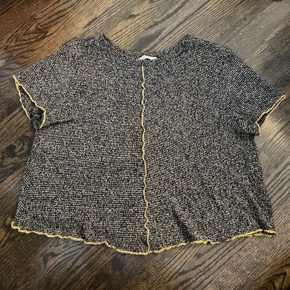 Zara knit swing tee